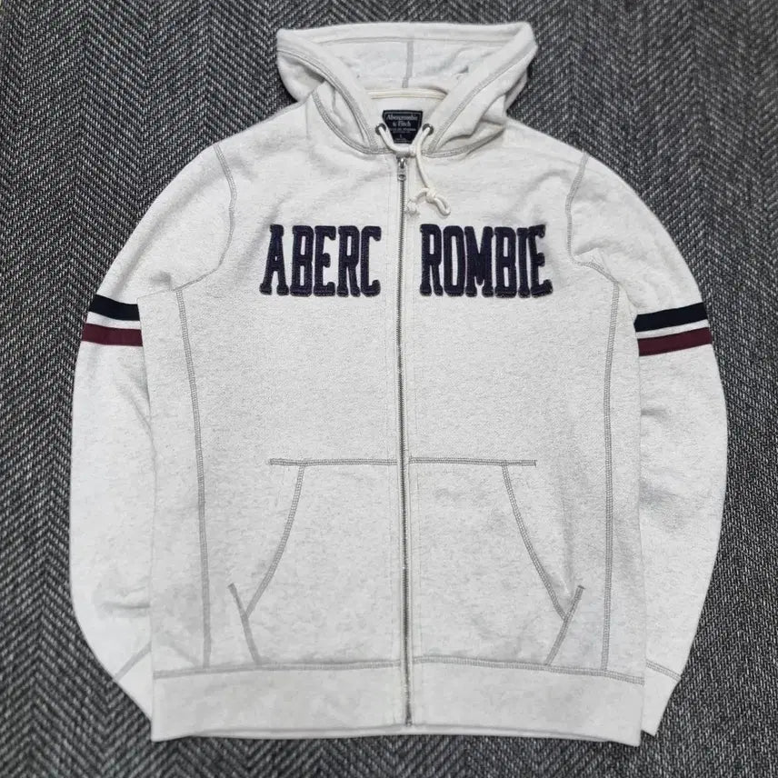 [BUNJANG] Abercrombie & Fitch Knit Hoodie Zip-up Jacket / 아베크롬비 니트 후드집업