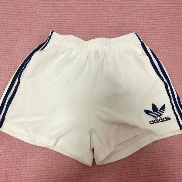 [BUNJANG] Adidas Terry Shorts Off White L / 아디다스 테리 쇼츠 오프 화이트 L