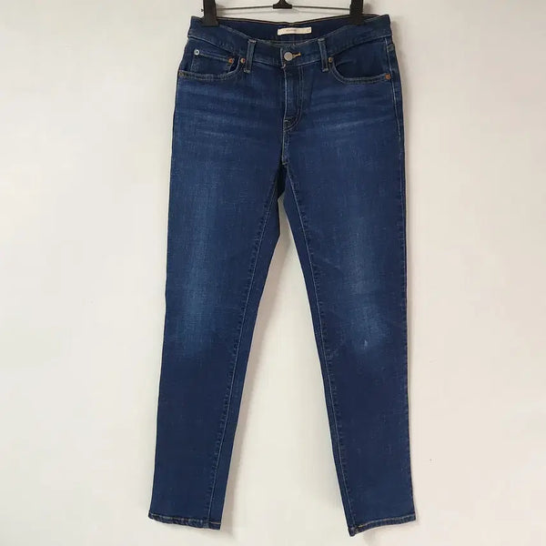 [BUNJANG] Levi's Women's Boyfriend Fit Jeans Indigo Blue W27 L30 / 리바이스 정품 여성 보이프렌드핏 청바지 데님 W27 L30