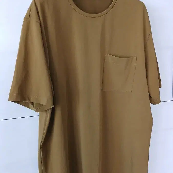 [BUNJANG] 247 T-Shirt Brown L Size / 247 티셔츠 브라운 L사이즈