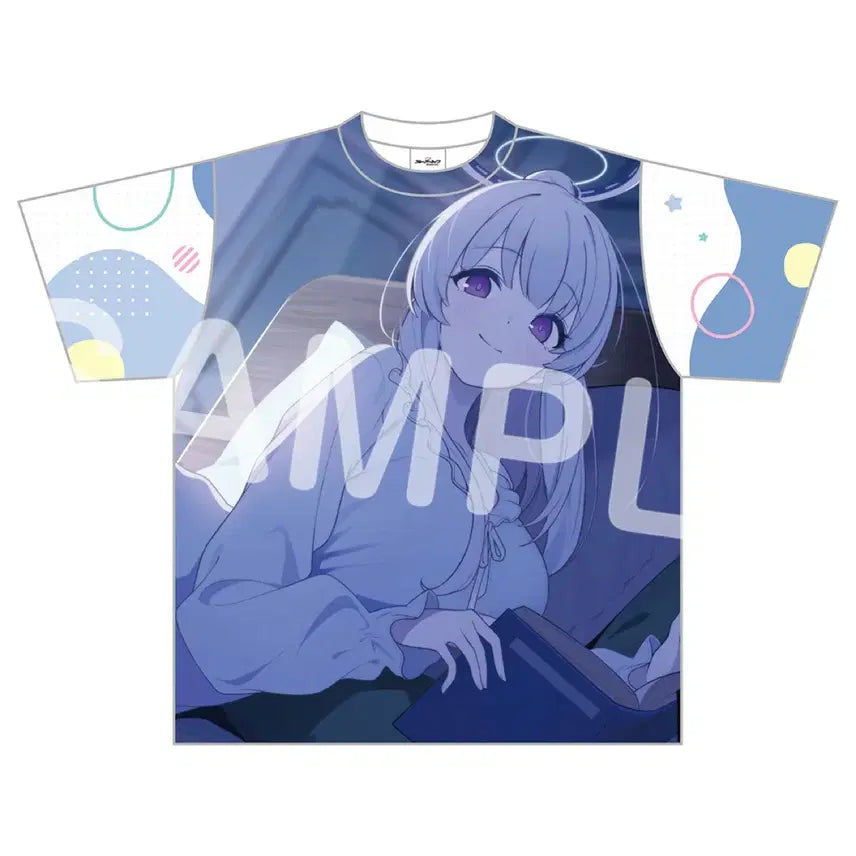 [BUNJANG] Blue Archive Official Akihabara Full Graphic T-Shirt - Noah / 블루 아카이브 공식 정품 굿즈 아키하바라 풀 그래픽 티셔츠 - 노아