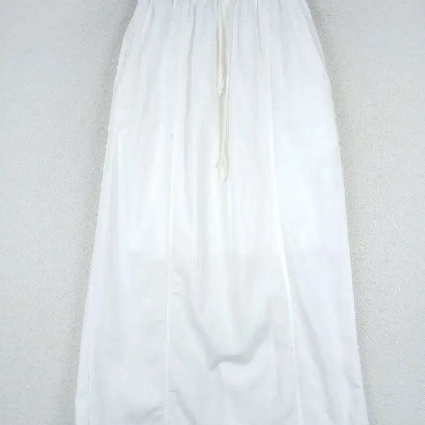 [BUNJANG] WELLROW Women's White Banding Long Skirt / WELLROW 여성 화이트 밴딩 롱 스커트(F)