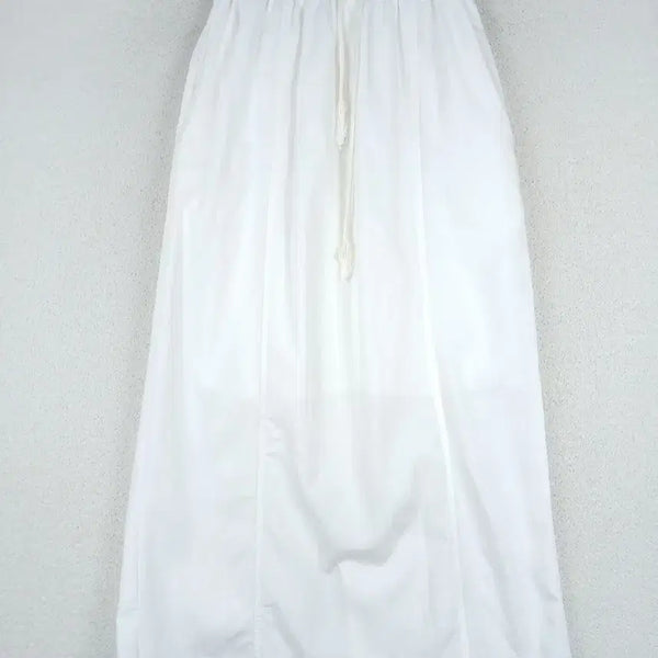 [BUNJANG] WELLROW Women's White Banding Long Skirt / WELLROW 여성 화이트 밴딩 롱 스커트(F)