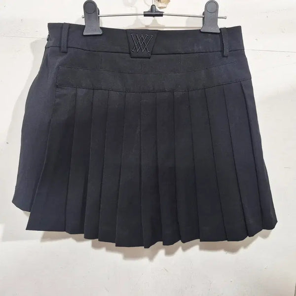 [BUNJANG] ANEW Golf Summer Pleated Skort Black / ANEW 어뉴 골프 썸머 플리츠 치마바지 블랙