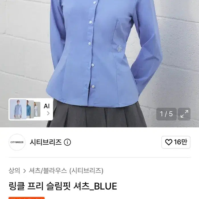 [BUNJANG] Citybreeze Slim Fit Shirt / 시티브리즈 슬림핏 셔츠
