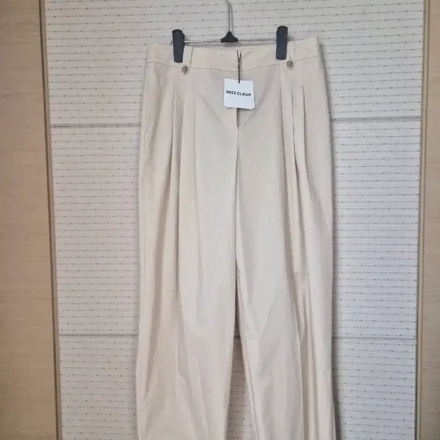 [BUNJANG] Nice Claup Summer Trousers Beige / 새상품)나이스클랍 바지.28사이즈