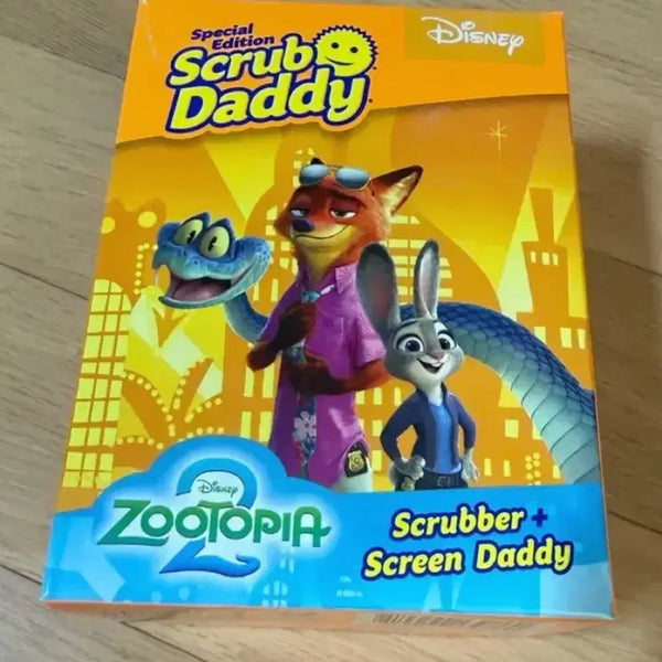 [BUNJANG] Scrub Daddy Zootopia Edition Sponge (Sealed) / 스크럽대디 주토피아 에디션 미개봉 (수량:2)