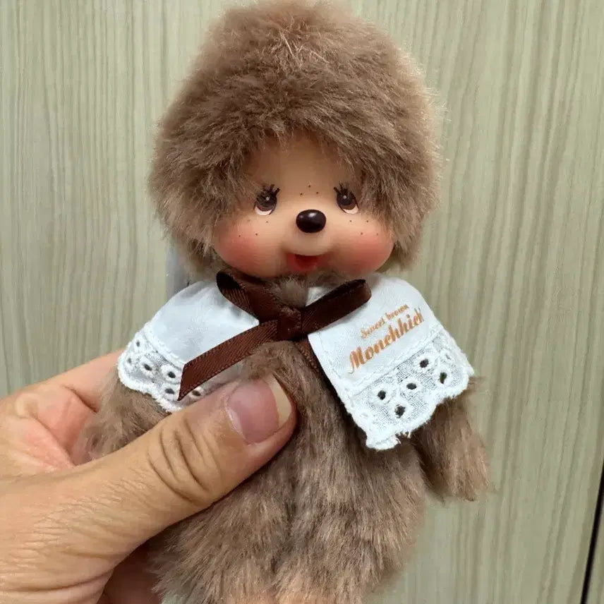 [BUNJANG] Sekiguchi Monchhichi Sweet Brown Keychain New / 세키구치 몬치치 스위트 브라운 키링 새상품