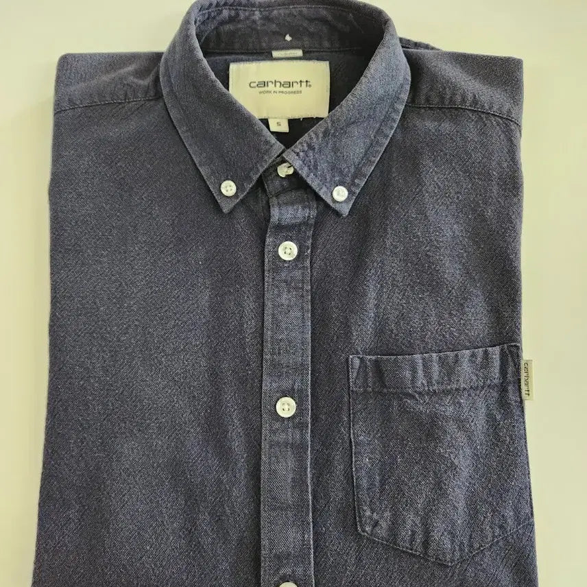 [BUNJANG] Carhartt Oxford Shirt Navy S / 칼하트/옥스포드 셔츠/네이비/S