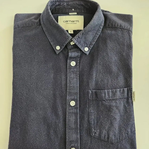 [BUNJANG] Carhartt Oxford Shirt Navy S / 칼하트/옥스포드 셔츠/네이비/S