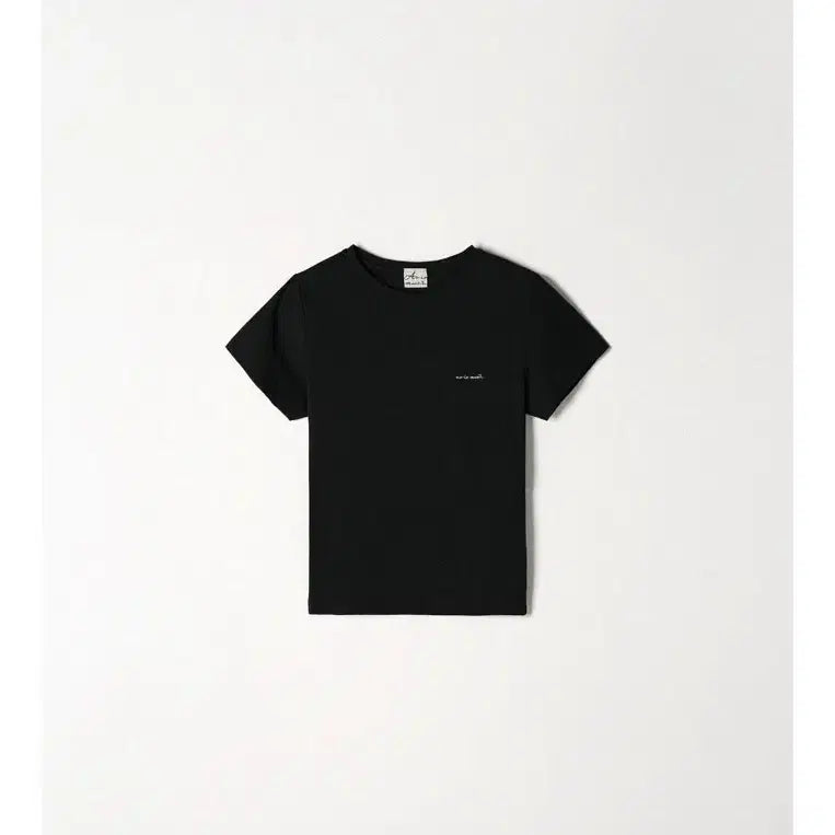 [BUNJANG] AbraMoi Essential T-Shirt Black Size 1 / 아비에무아 에센셜 반팔티