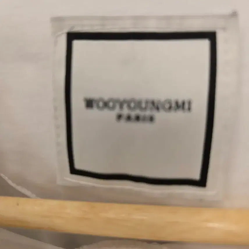 [BUNJANG] Wooyoungmi Paris Short Sleeve T-Shirt White / 우영미 파리 반팔 티셔츠 화이트