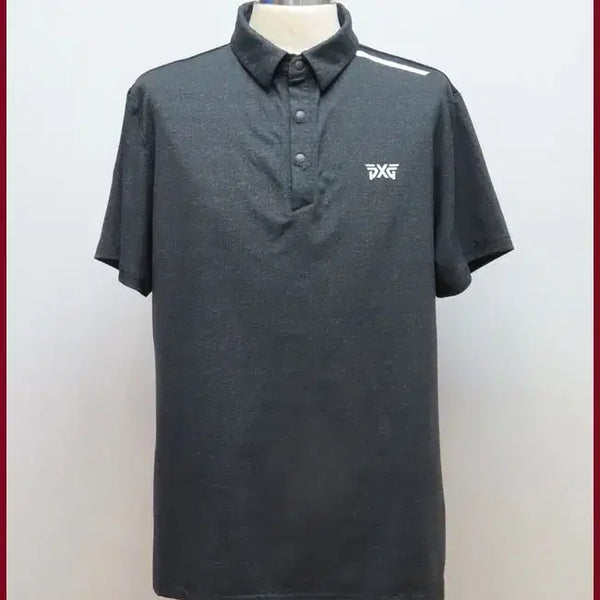 [BUNJANG] PXG Golf Gray Short Sleeve Polo Shirt Size 105 / PXG골프/회색 반팔티셔츠/105사이즈/따봉구제(F-14)