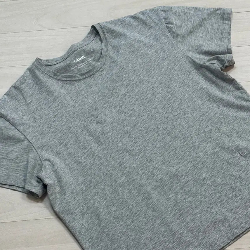 [BUNJANG] Label Archive Lennon Waist Cut T-shirt Melange / 라벨 아카이브 Lennon waist cut T-shirt melange