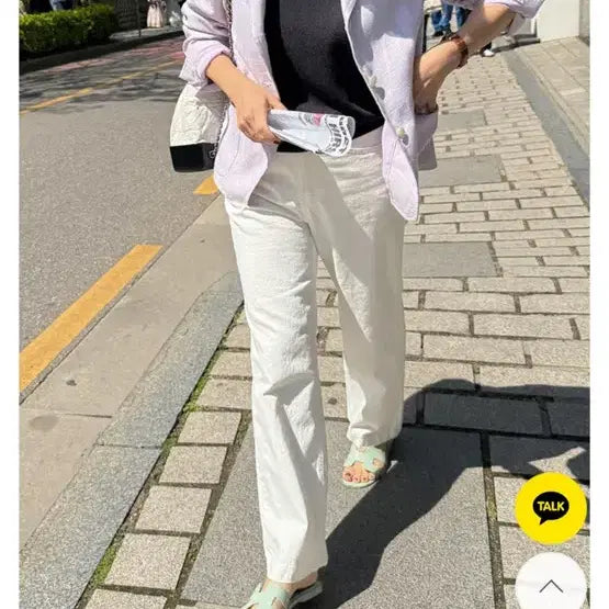 [BUNJANG] DEGREES Mare Soft Denim Ivory S / 디그리스 마레 소프트 데님(MADE)아이보리 S