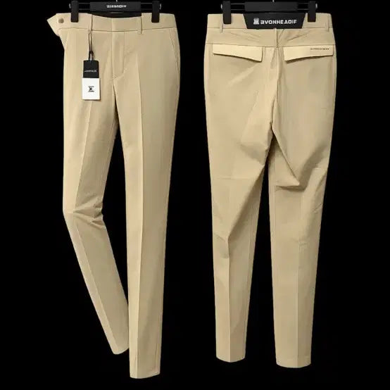 [BUNJANG] Lee Won Jae Men's Golf Spring/Summer Functional Pants (Beige, Sizes 30-40) / [새상품] 이원재 골프 남성 봄/여름 기능성바지 30~40사이즈