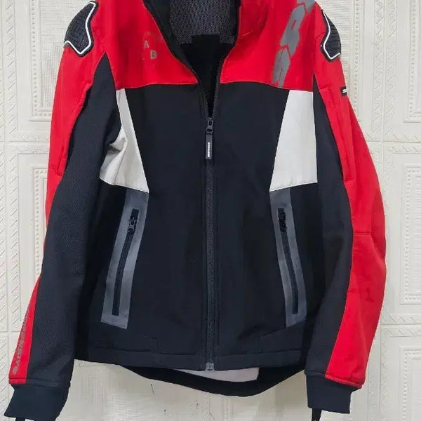 [BUNJANG] Speedy Riding Jacket Red Black / 스피디 라이딩 자켓 레드 블랙