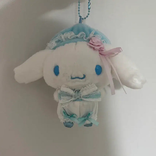 [BUNJANG] Cinnamoroll White Frill Series Keyring / 시나모롤 화이트프릴시리즈