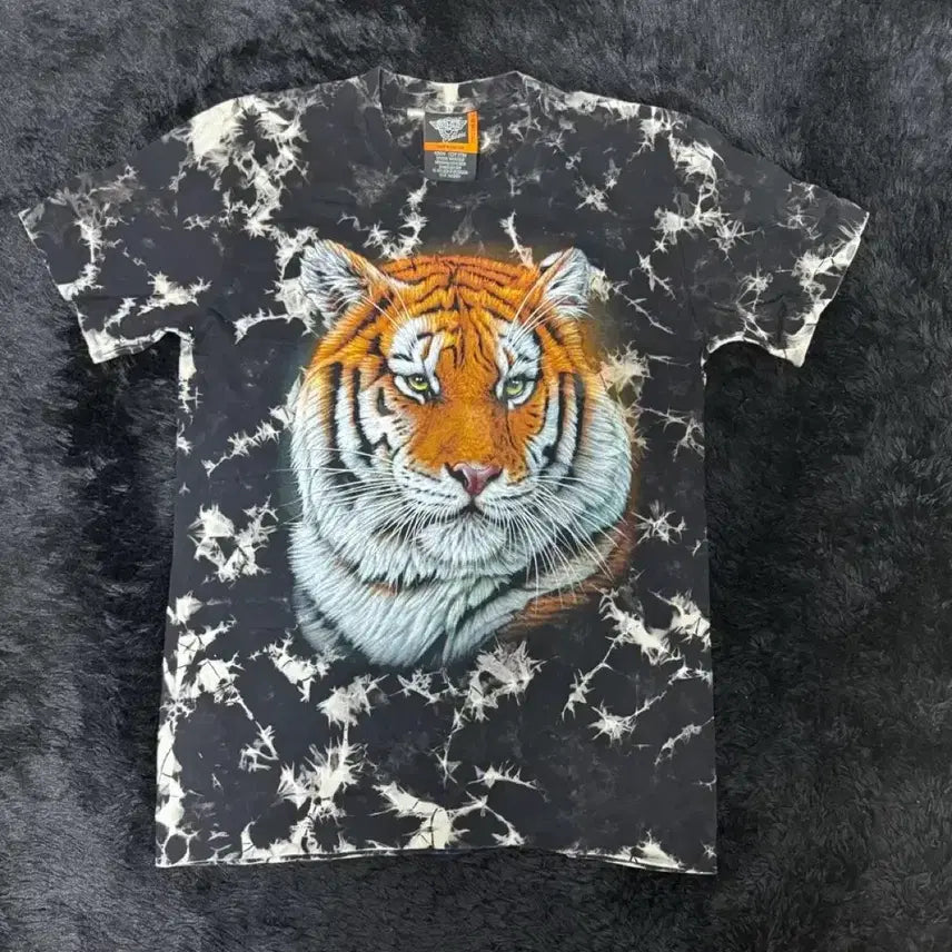 [BUNJANG] Rock Eagle Tiger Printing T-Shirt (M) / 락이글 호랑이 프린팅 티셔츠 (M)