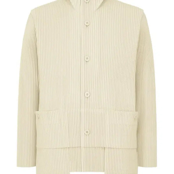 [BUNJANG] Issey Miyake Homme Plisse Multi-Pocket Jacket Ivory Size 2 / 이세이미야케 옴므플리세 멀티포켓 자켓(새상품) 2사이즈 팔아요