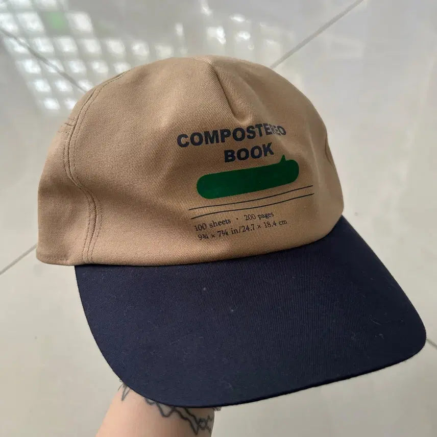 [BUNJANG] CA4LA COMPOSTEREO Cap - Beige, One Size (Used) / CA4LA 카시라 COMPOSTEREO cap