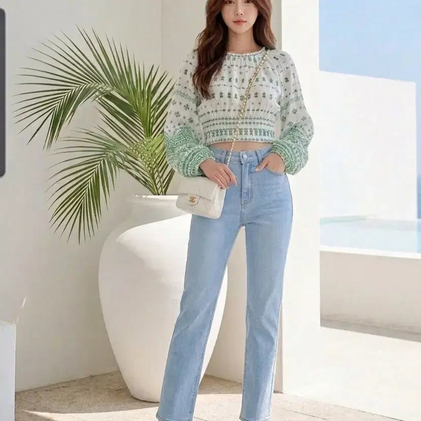 [BUNJANG] Maje Embroidered Blouse Size 1 / 마쥬 에스닉 자수블라우스 1