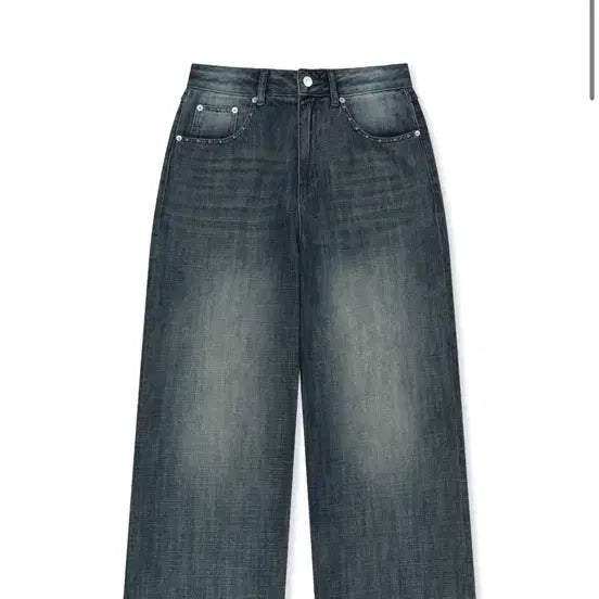 [BUNJANG] Matinkim Wide Denim Pants Blue M / 마뗑킴 와이드 데님 팬츠 블루 m 새상품