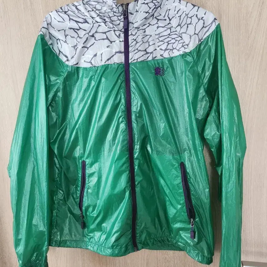 [BUNJANG] KOLON SPORT Windbreaker Jacket Green / 코오롱스포츠 바람막이 그린 자켓