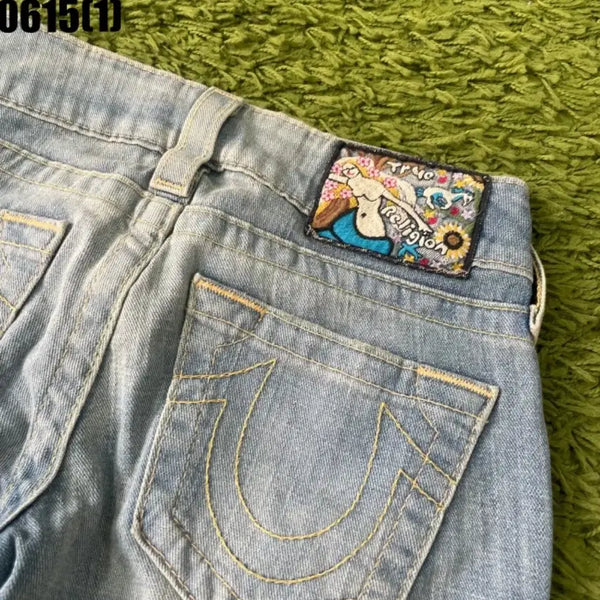 [BUNJANG] True Religion Bootcut Light Wash Denim Jeans XS / 트루릴리젼 부츠컷 연청 데님팬츠 청바지 Xs