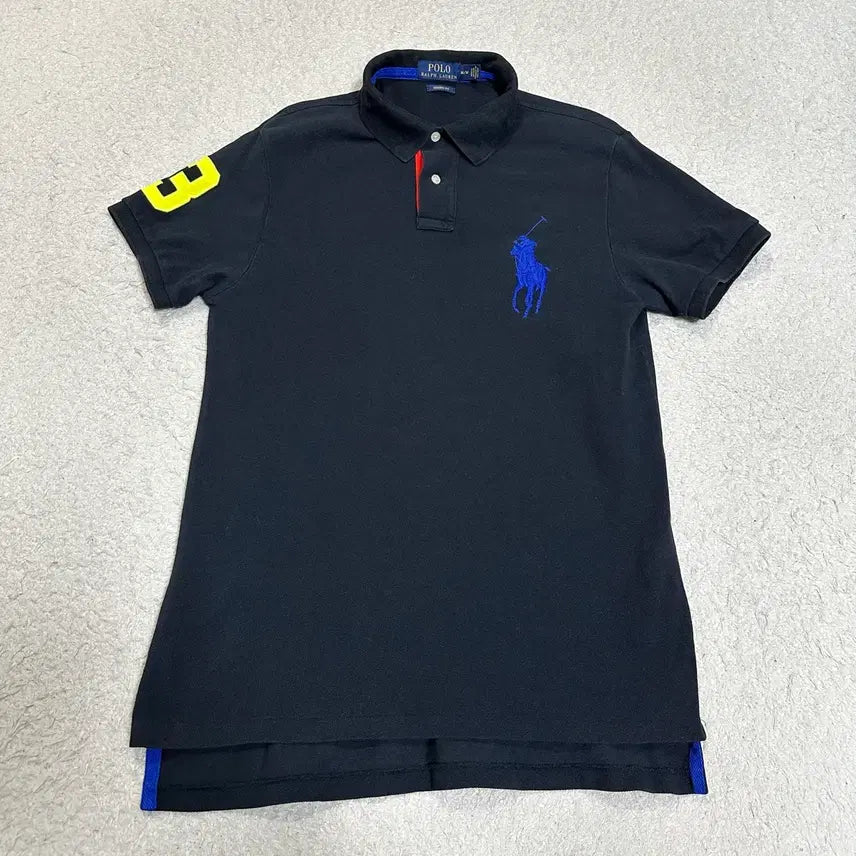 [BUNJANG] Polo Ralph Lauren Big Pony T-Shirt Black M / 폴로 랄프로렌 빅포니 반팔 카라티 블랙 m