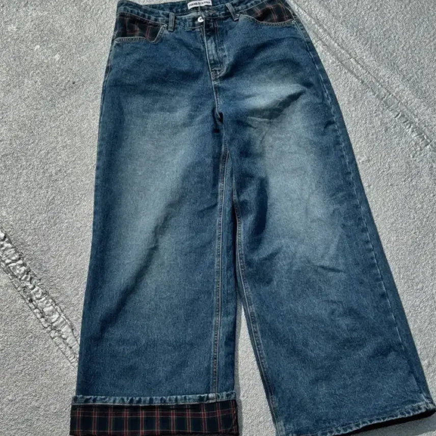 [BUNJANG] Manhattan Project x Hanabi Denim Pants / [M]맨허튼프로젝트x하나비 데님팬츠