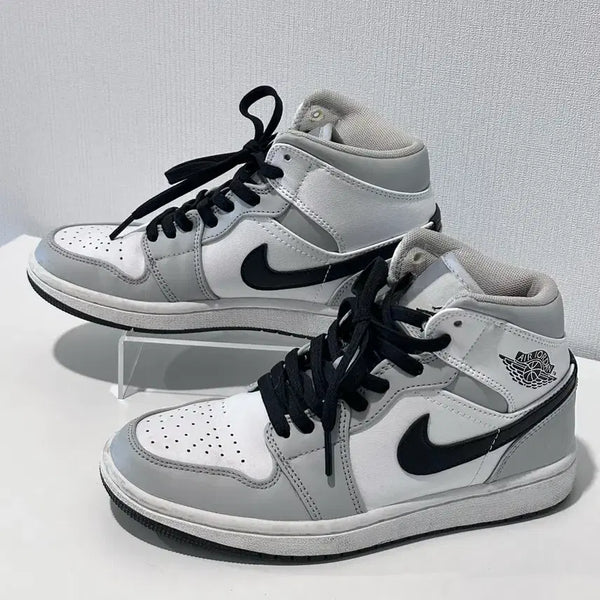 [BUNJANG] Nike Air Jordan 1 Mid Smoke Grey (Women's 225) / 나이키 에어 조던1 미드 스모크그레이 225