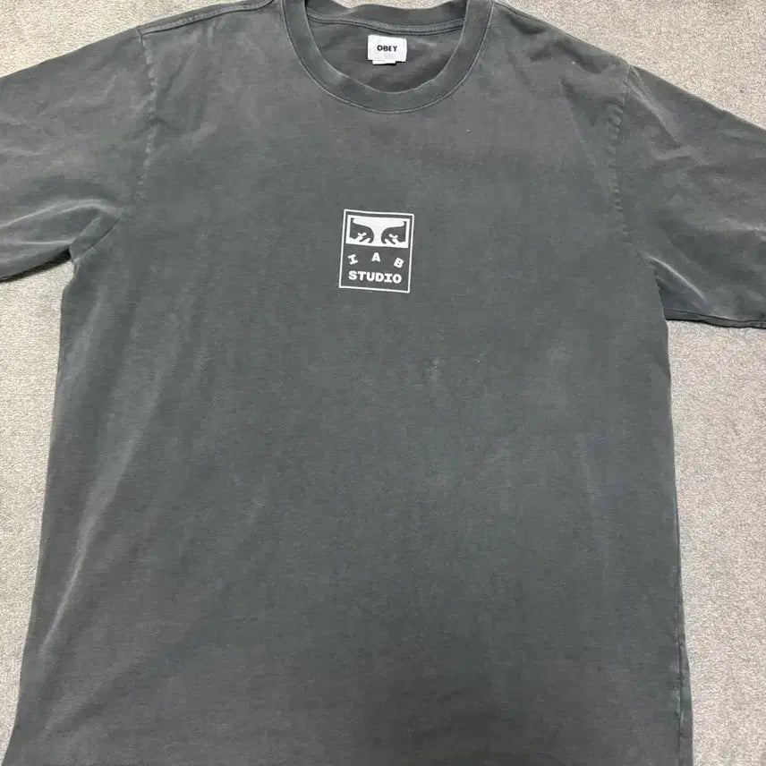 [BUNJANG] IAB Studio x Obey Short Sleeve T-Shirt XL / 아이앱 스튜디오 오베이 반팔 xl