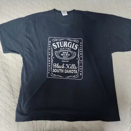 [BUNJANG] 00s Jack Daniel's Homage South Dakota T-Shirt / [2XL] 00s 잭다니엘, 할리데이비슨 오마주 사우스다코타 티셔츠