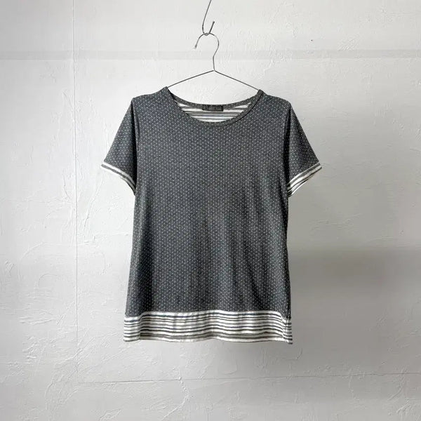 [BUNJANG] Chami Chami Dot Layered T-Shirt / Chami chami 도트 레이어드 티셔츠