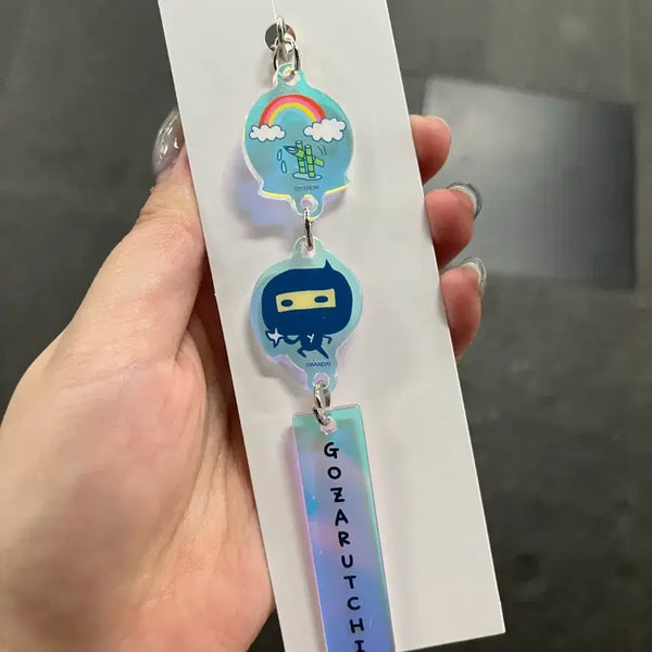 [BUNJANG] Tamagotchi Fuuring Swing Keyring Gozarutchi / 다마고치 후우링 스윙 키링 고자루치