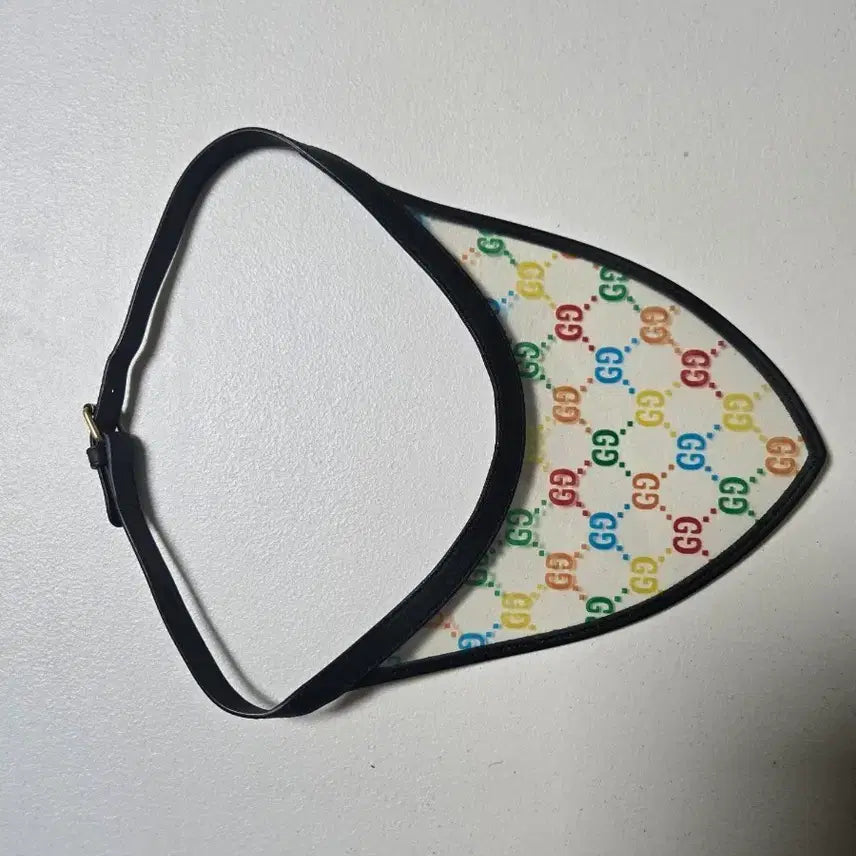 [BUNJANG] Gucci Rainbow GG Logo Sun Cap / 구찌 썬캡 레인보우 GG 로고