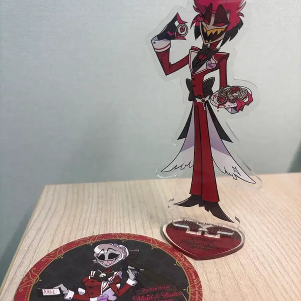 [BUNJANG] Hasbean Hotel Alastair Acrylic Stand & Lodge Coaster Bundle Set / 해즈빈호텔 콜라보 카페 알래스터 아크릴 스탠드 로지 코스터 일괄양도