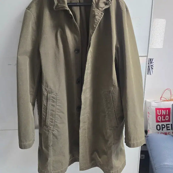 [BUNJANG] Series Khaki Long Coat / 시리즈 코트