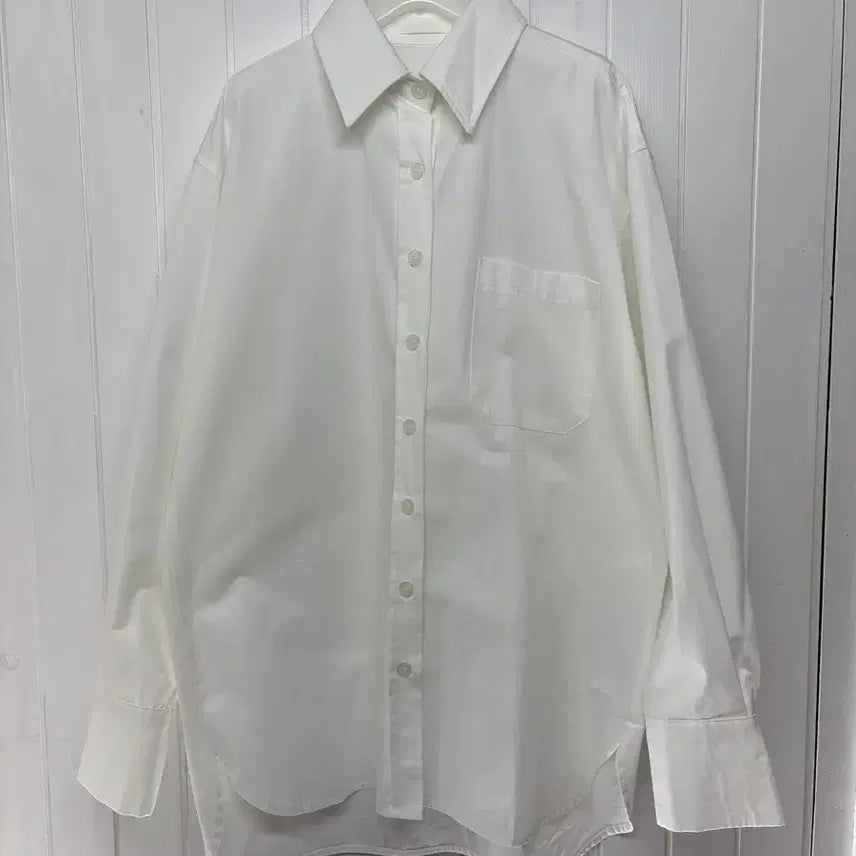 [BUNJANG] THOUGHTS Oversized White Shirt / thoughts 오버핏 화이트 셔츠 여성Free  아