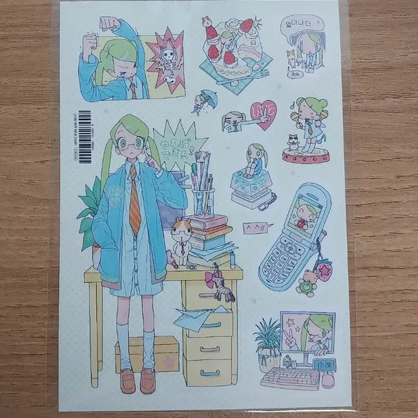 [BUNJANG] DdakDdakDdak Diary Stickers - SooSoo, YoIn, Moshigengirls / 원가 이하) 다꾸 스티커 스우님 요인님 모시깽이걸즈님 닷닷닷