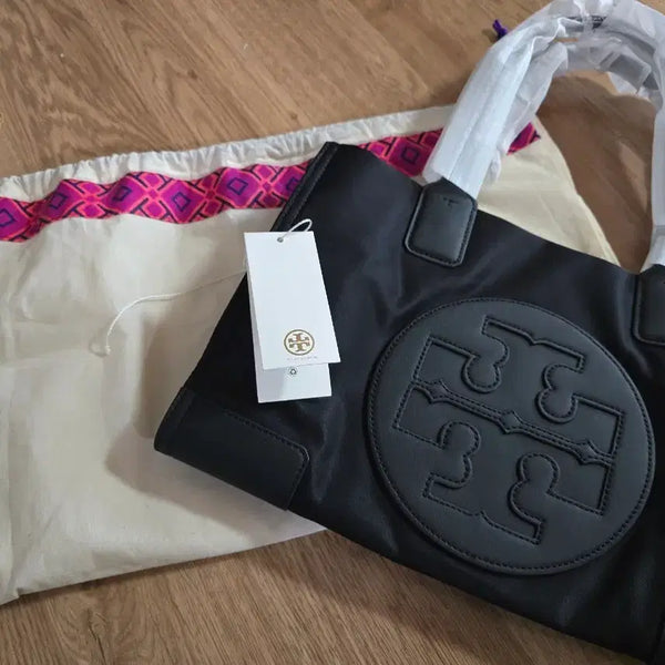 [BUNJANG] Tory Burch Ella Medium Tote Bag Black / 토리버치 미듐 엘라백(블랙)