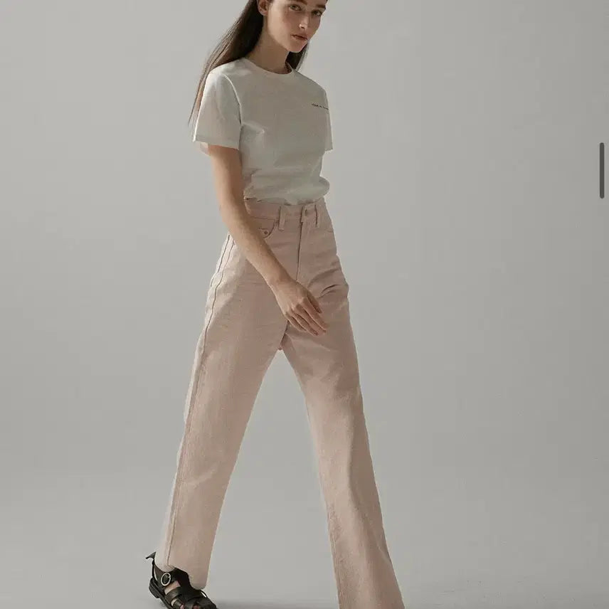 [BUNJANG] Shadrama Light Pink Denim Pants / 샤드라마 라이트 핑크데님팬츠