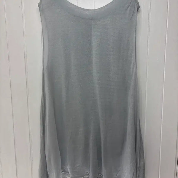 [BUNJANG] Olive Garden Sky Blue Sleeveless Summer Knit Top - Women's Free Size / 올리브가든 하늘색 민소매 여름니트 여성F  가
