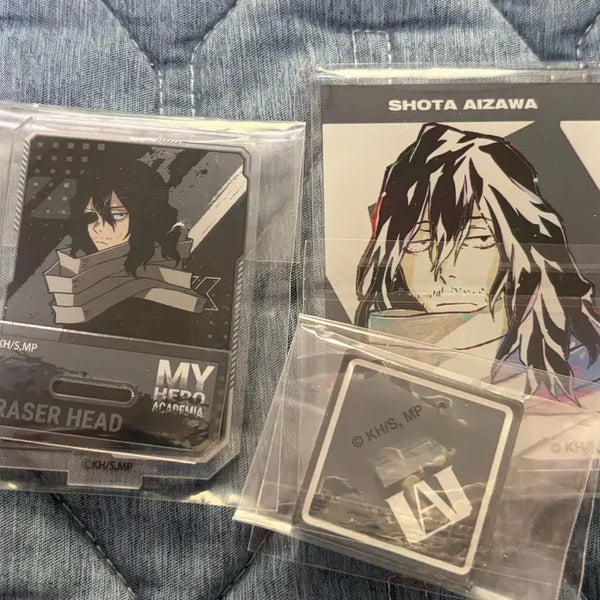[BUNJANG] My Hero Academia Aizawa Mini Acrylic Standee Bundle Set / 아이자와 미니아크릴 일괄