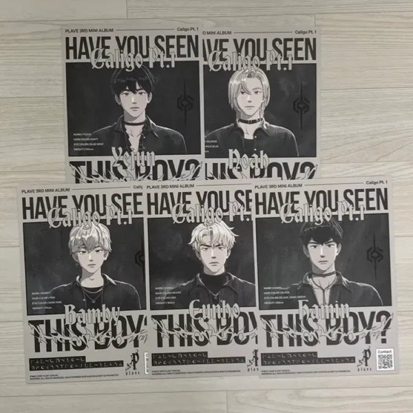 [BUNJANG] PLAVE Caligo Bundle Set Poster / 플레이브 칼리고 일틈 포스터 일괄