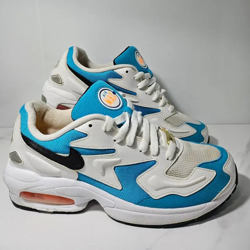 [BUNJANG] Nike Air Max 2 Light Lagoon Blue / 나이키 정품 에어맥스2 라이트 라군블루 270