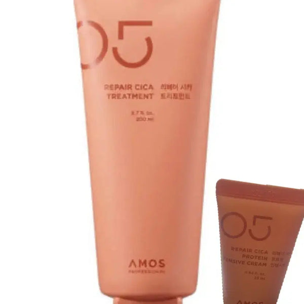 [BUNJANG] Amos Repair Cica Treatment 200ml + Incentive Cream 25ml Set / 아모스 리페어 시카 트리트먼트 200ml + 인센티브크림 25ml
