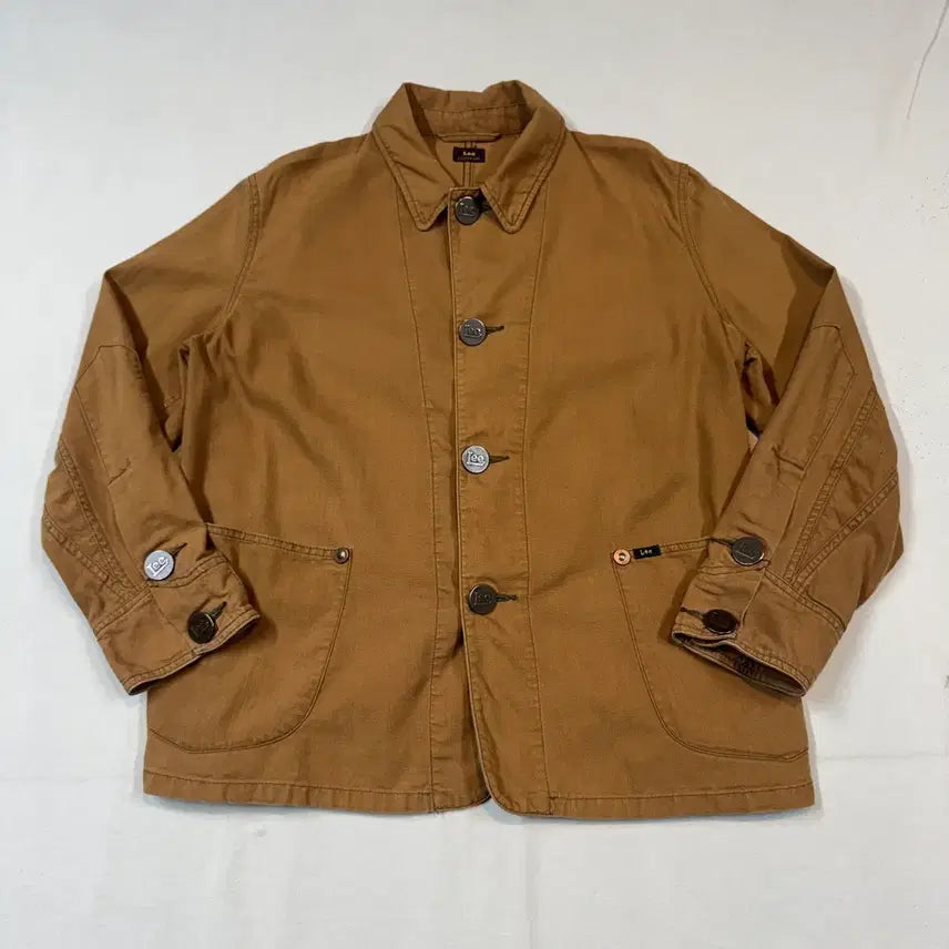 [BUNJANG] Lee Japan Workwear Chore Jacket Coverall Camel Brown L / L) Lee 재팬 워크웨어 초어 자켓 커버올 브라운
