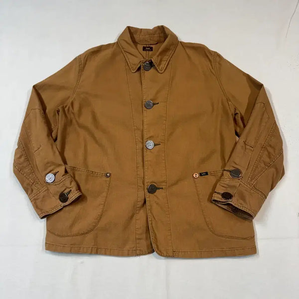 [BUNJANG] Lee Japan Workwear Chore Jacket Coverall Camel Brown L / L) Lee 재팬 워크웨어 초어 자켓 커버올 브라운